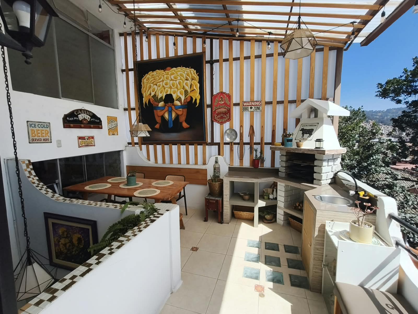 Terraza del hotel